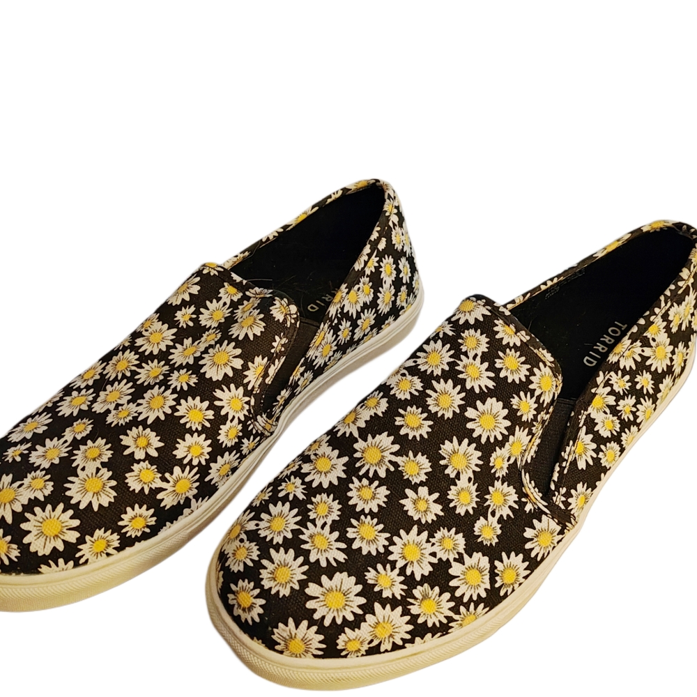 Floral Slip-On Sneakers